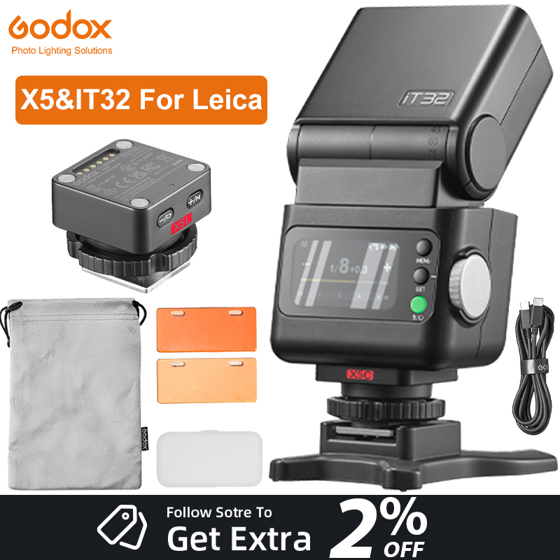 Godox Speedlite Flash - Godox IFlash IT32 flitser met glazen