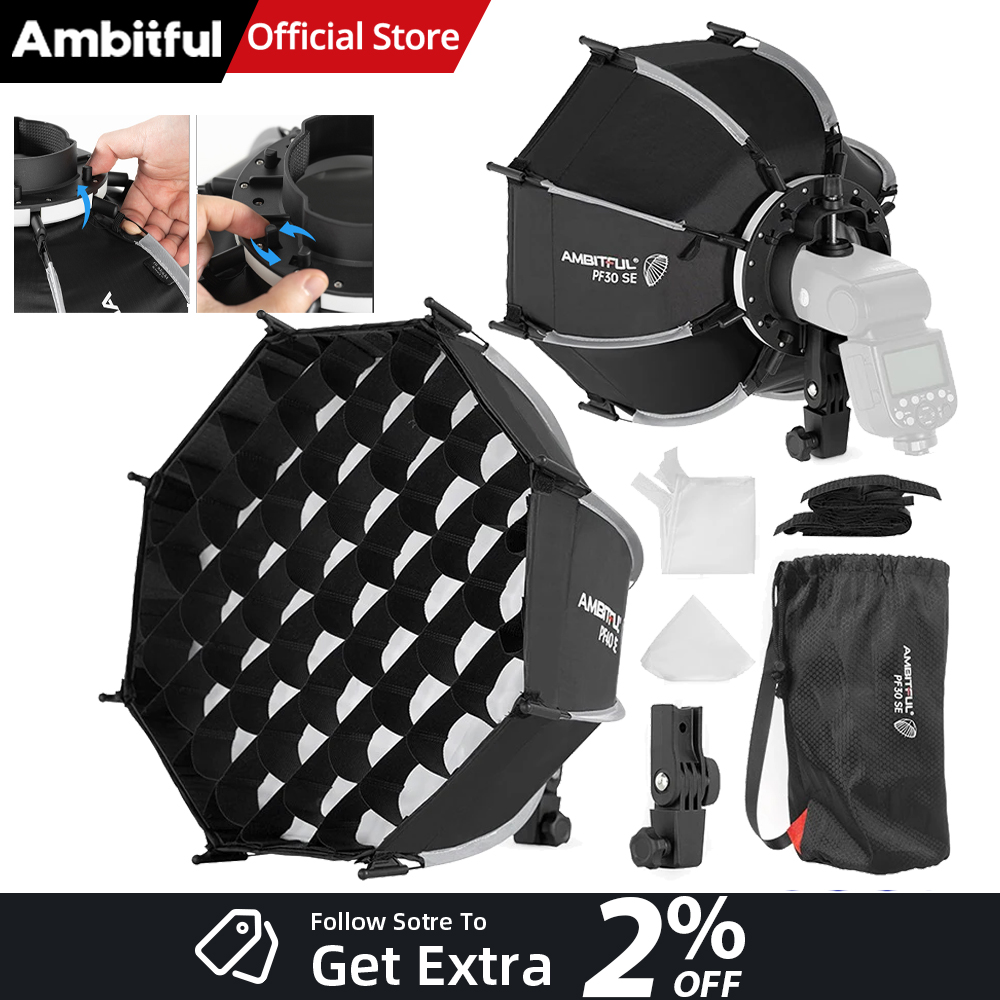 Godox Speedlite Flash - AMBITFUL PF30/PF40 30cm/40cm Mini Speedlite Draagbare
