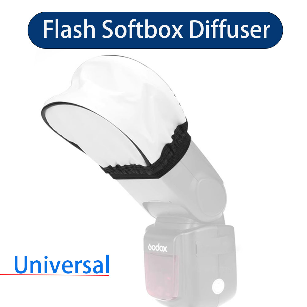 Godox Speedlite Flash - Universele Camera Flash Bounce Diffuser Speedlite