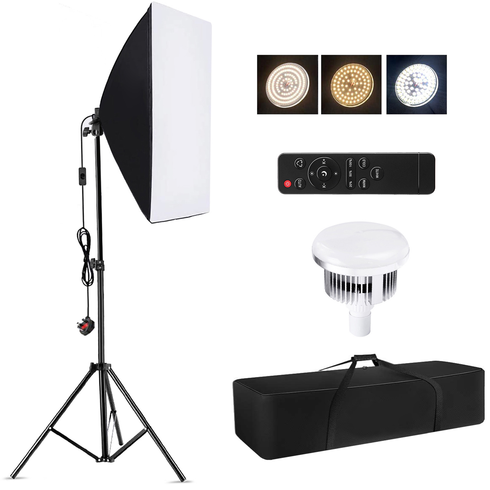 Macro Photography Lighting Kit - Camnoon Studio Fotografie Lichtset Softbox Verlichtingsset