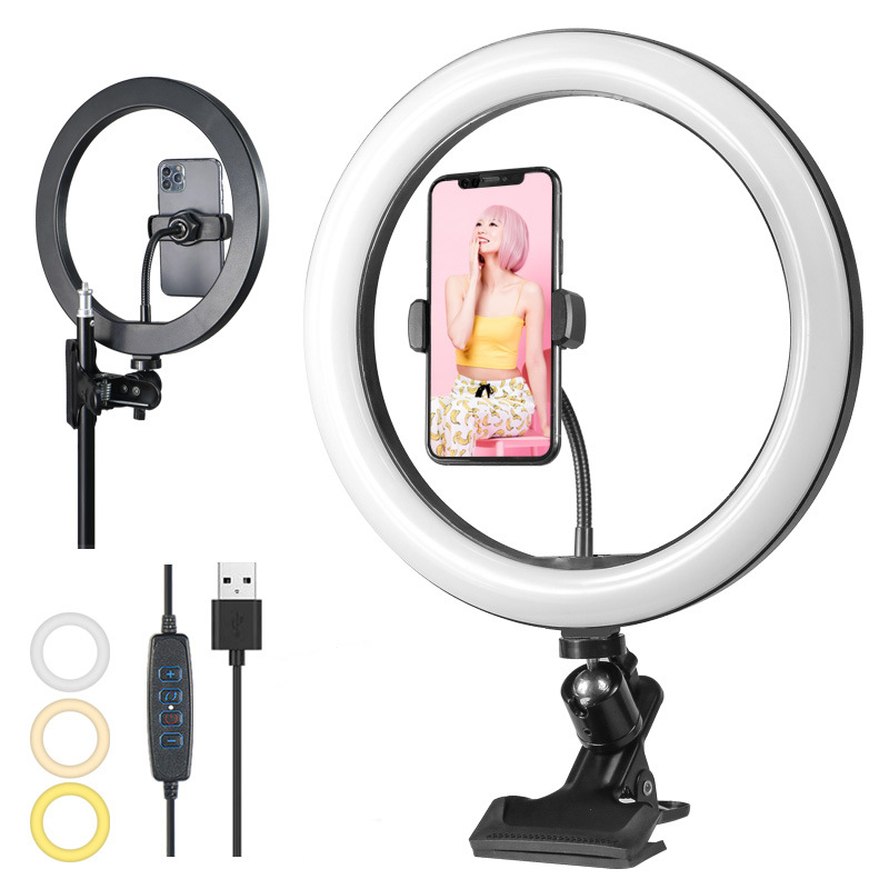 Photography Lighting For Studio - Dimbare Led Ring Light Profissional 26cm