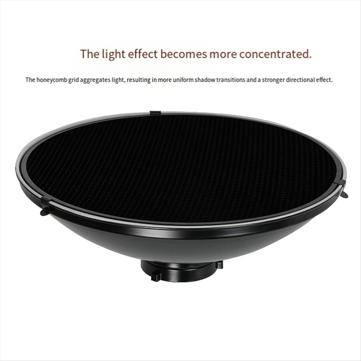 Photography Lighting Grid - N05R 30cm Beauty Dish Reflector met