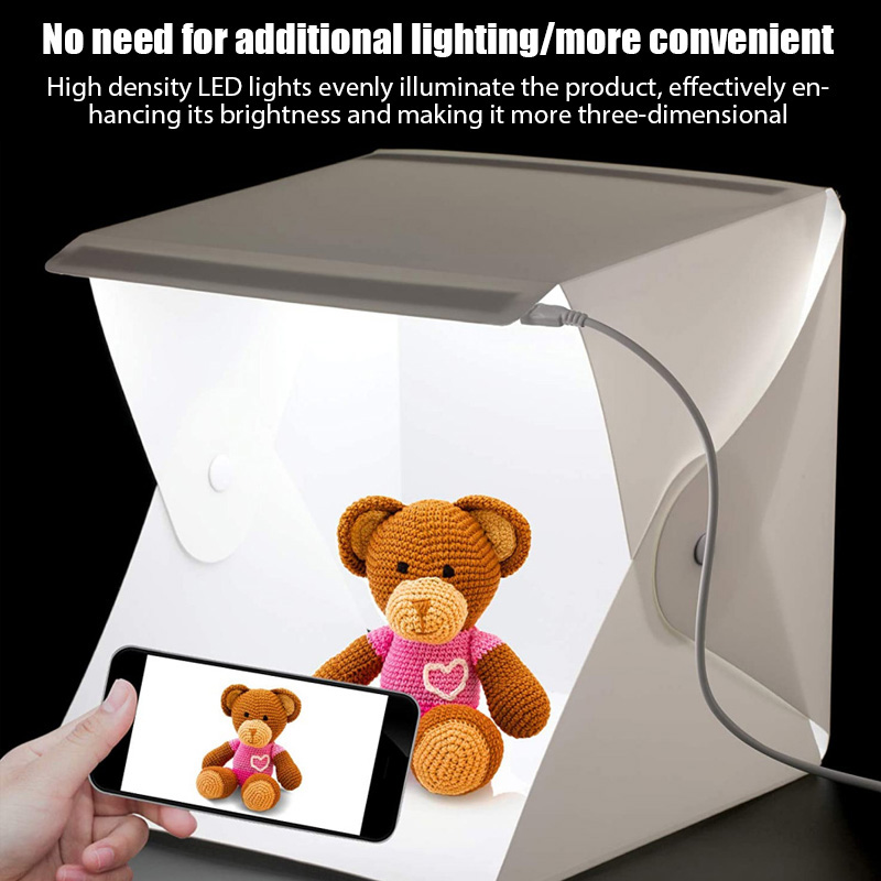 Macro Photography Lighting Kit - Lightbox Light Box Mini Fotostudio Box