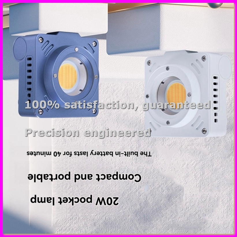 Photography Lighting Grid - 20W Pocket LED-videolamp 2700K-6500K Fotografielamp met