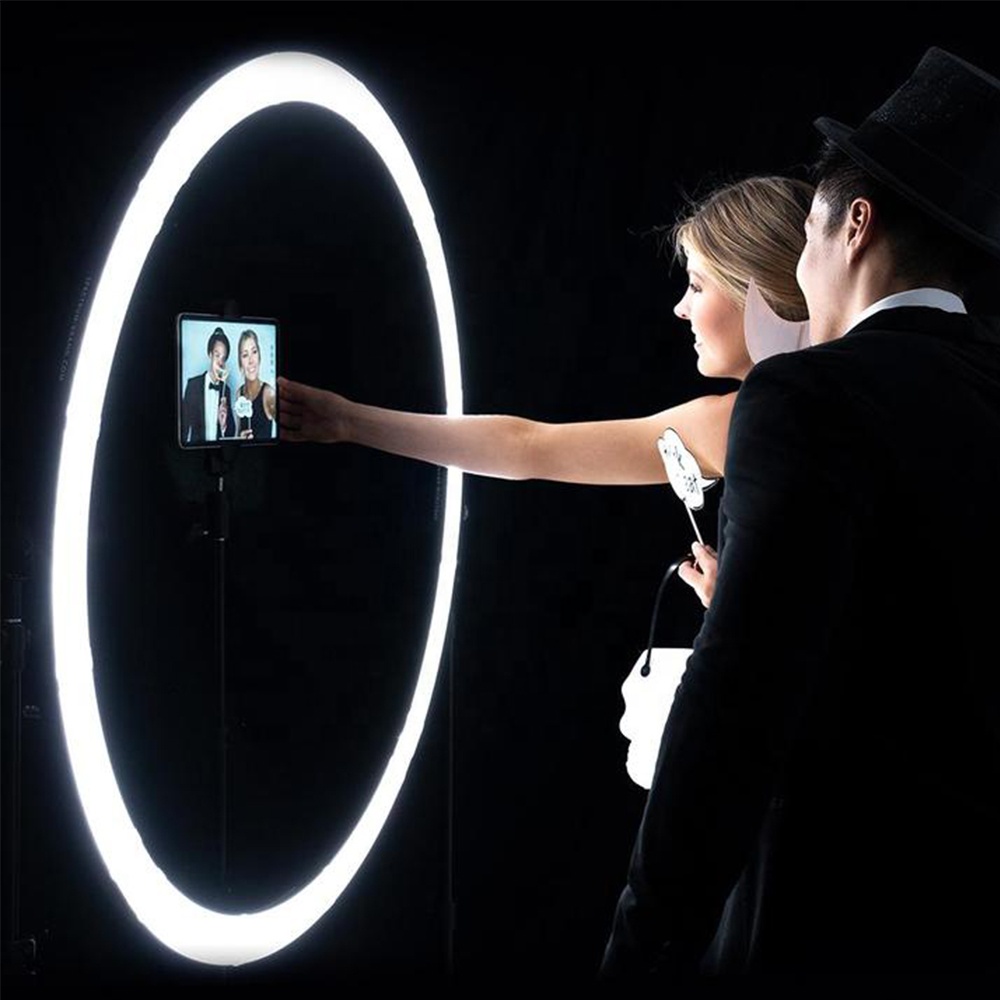 Photography Lighting For Studio - 120W LED Ringlamp met draadbediening voor