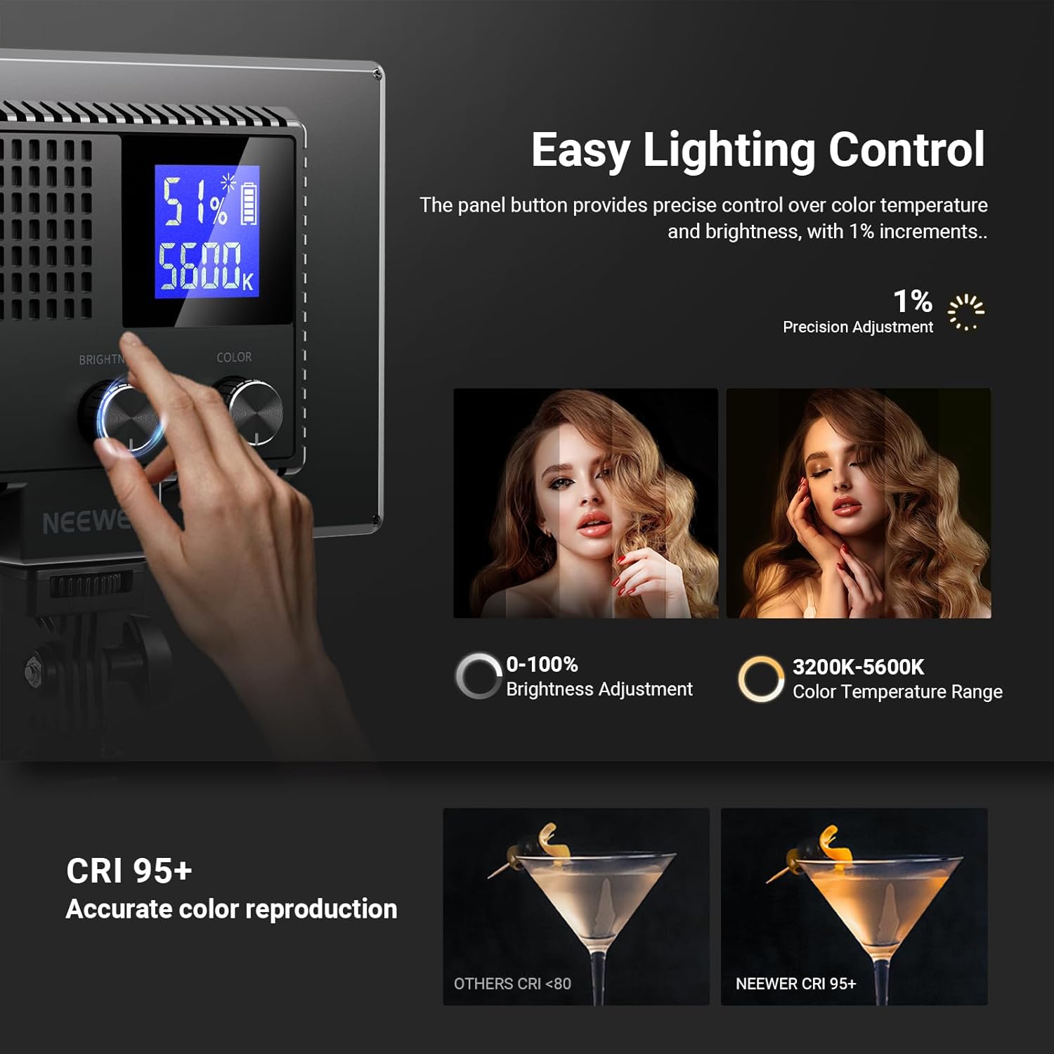 NEEWER Basics 9 inch LED-licht - Photography Lighting Basics recensie en prijs