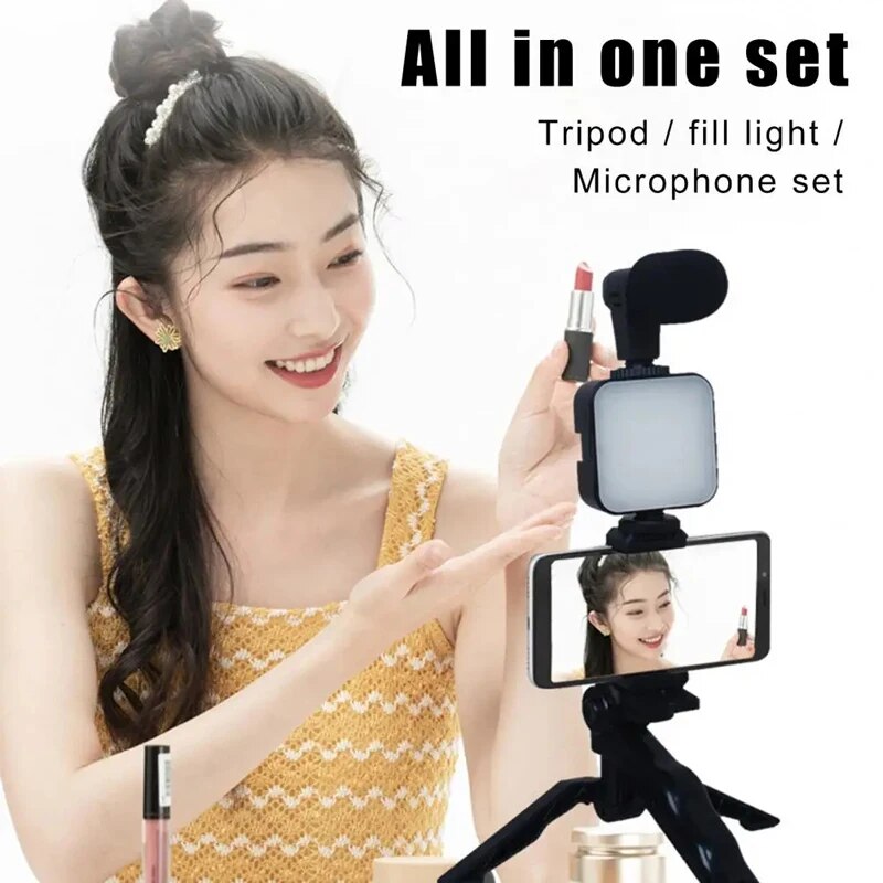 Smartphone Vlogging Kit met st - Photography Led Lighting Kit recensie en prijs