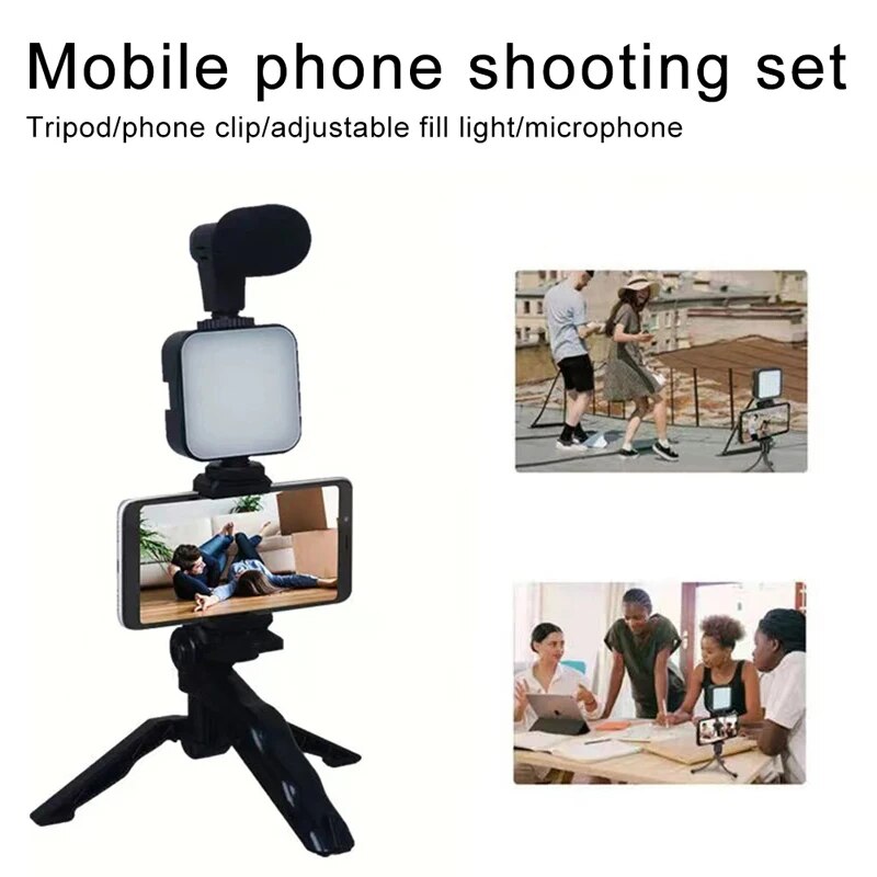 Smartphone Vlogging Kit met st - Photography Led Lighting Kit recensie en prijs