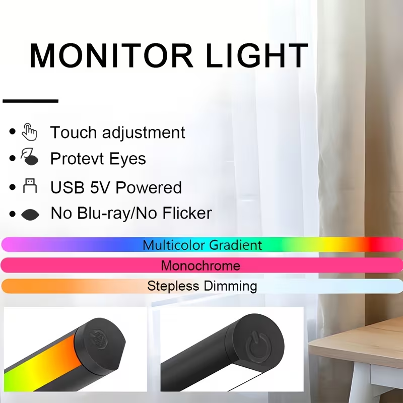 Monitorlichtbalk LED-computers - Photography Lighting Game recensie en prijs