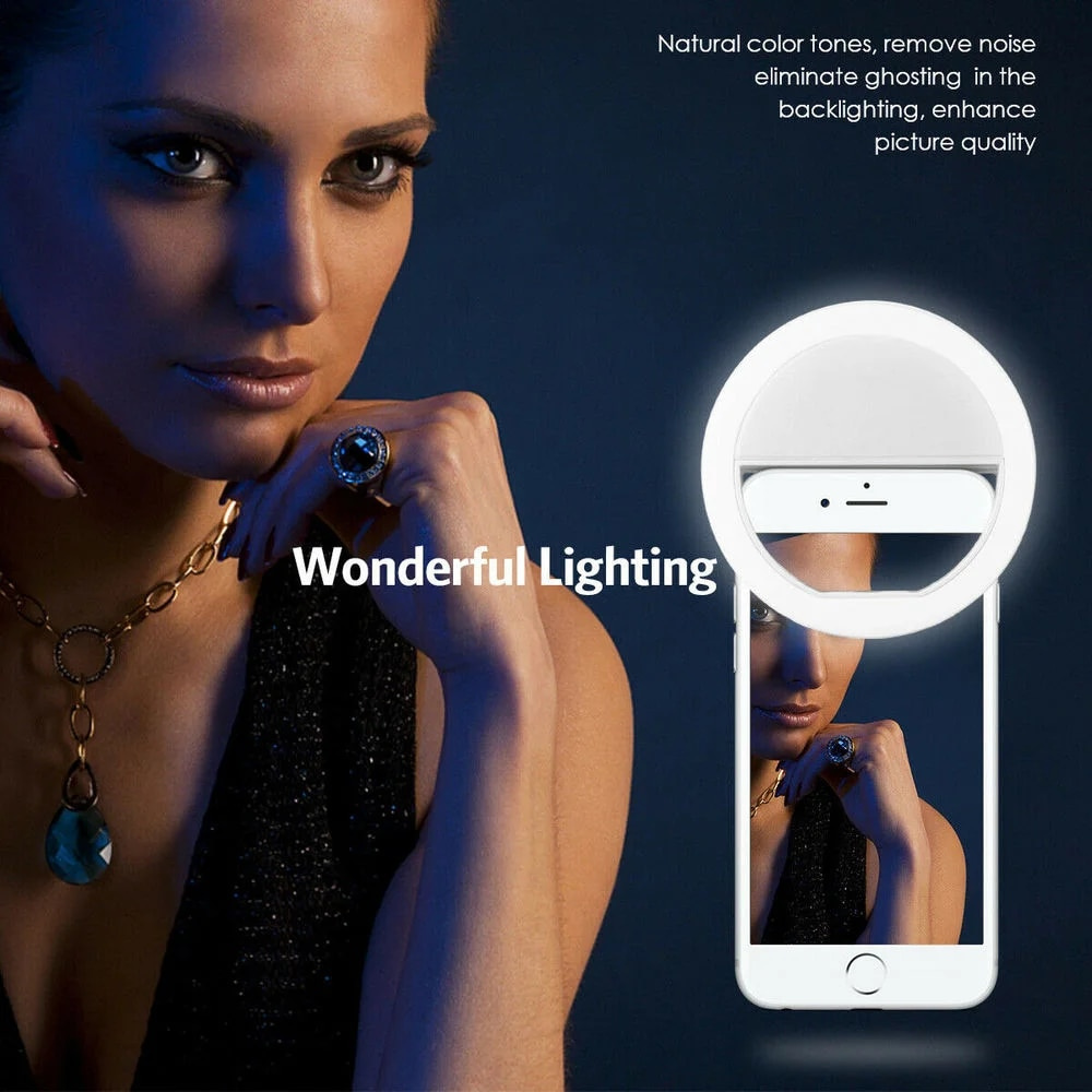 USB Oplaadbare LED Selfie Ring - Photography Lighting Game recensie en prijs