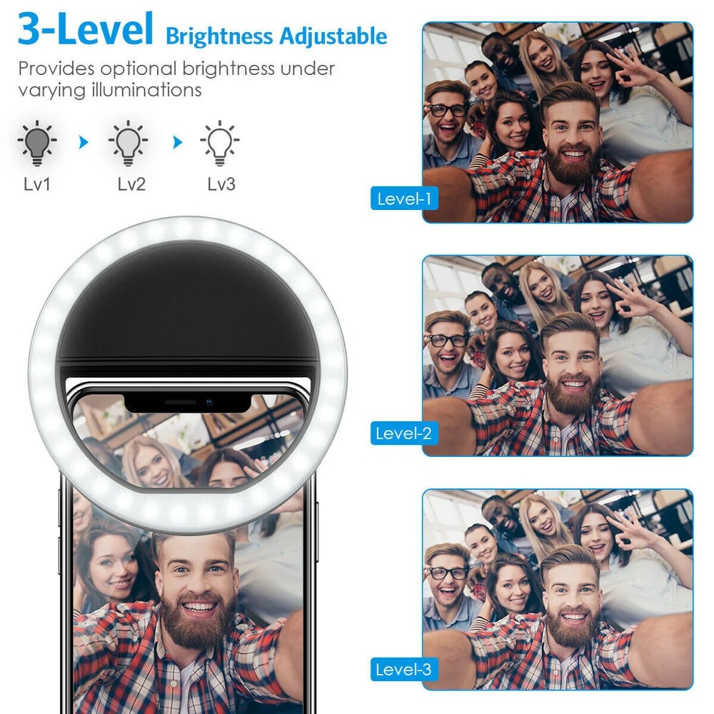 Usb Oplaadbare Led Selfie Ring - Photography Lighting Game recensie en prijs