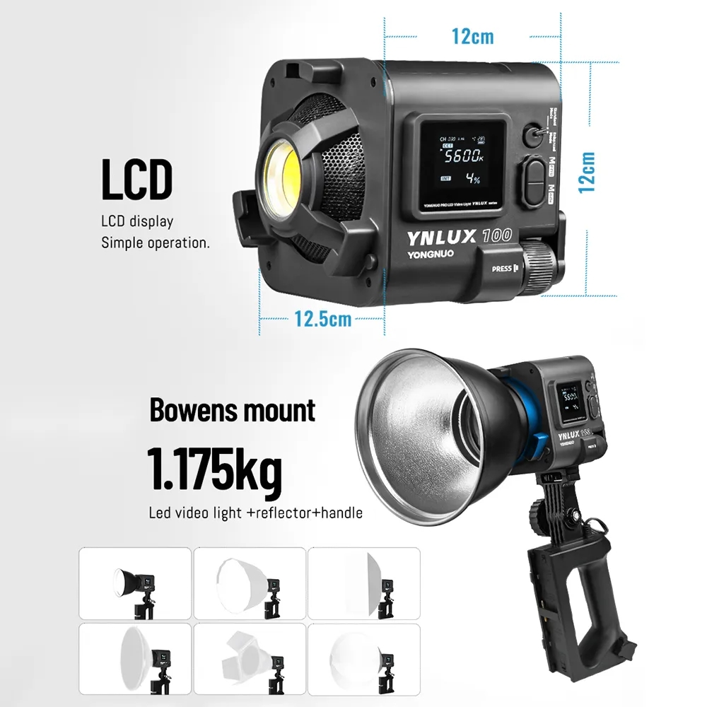 YONGNUO YNLUX100 100W 3200K-56 - Photography Lighting For Studio recensie en prijs