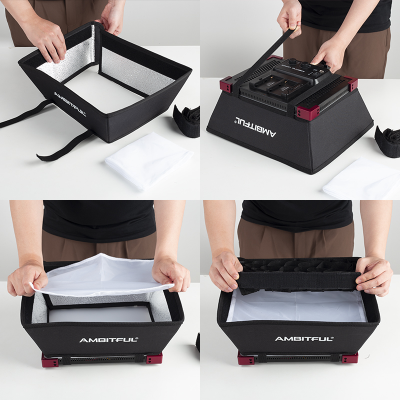 AMBITFUL LEDP60C speciale soft - Photography Lighting Grid recensie en prijs