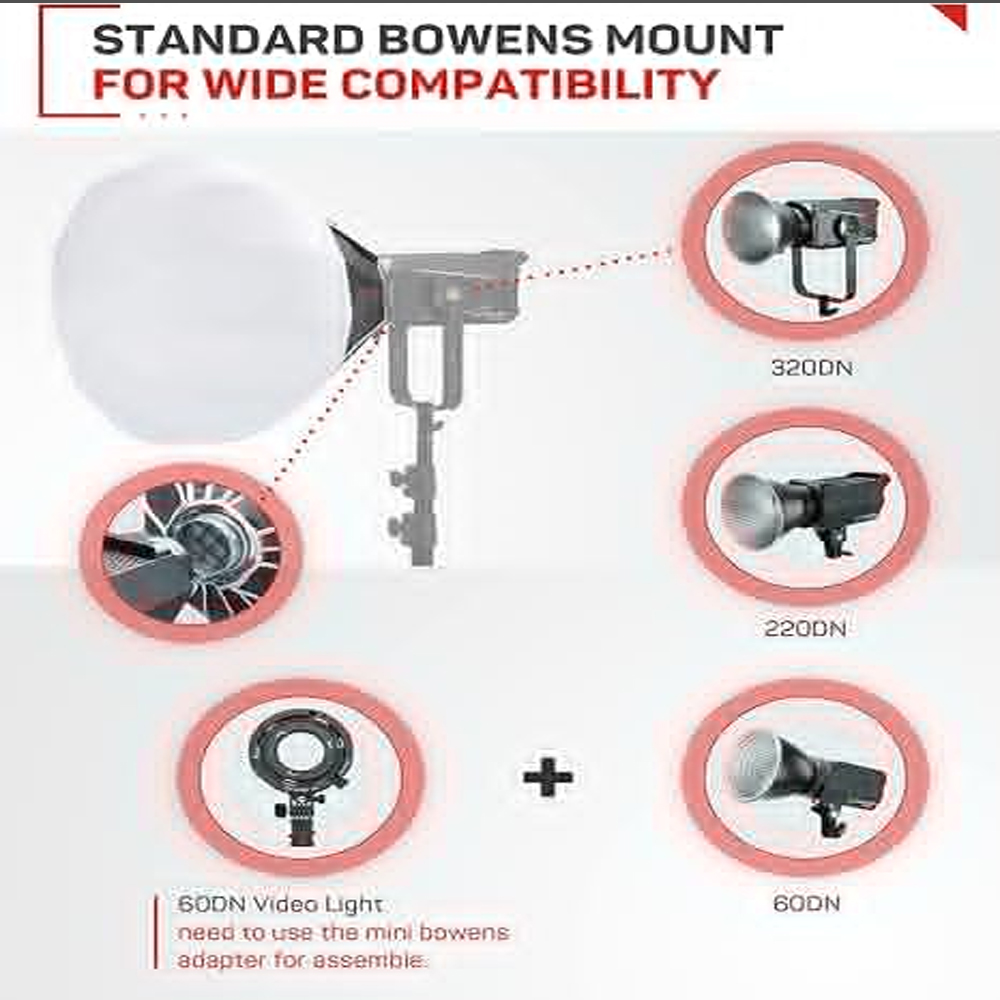 Ifootage 65X65Cm Lantaarn Soft - Barn Door Modifier recensie en prijs