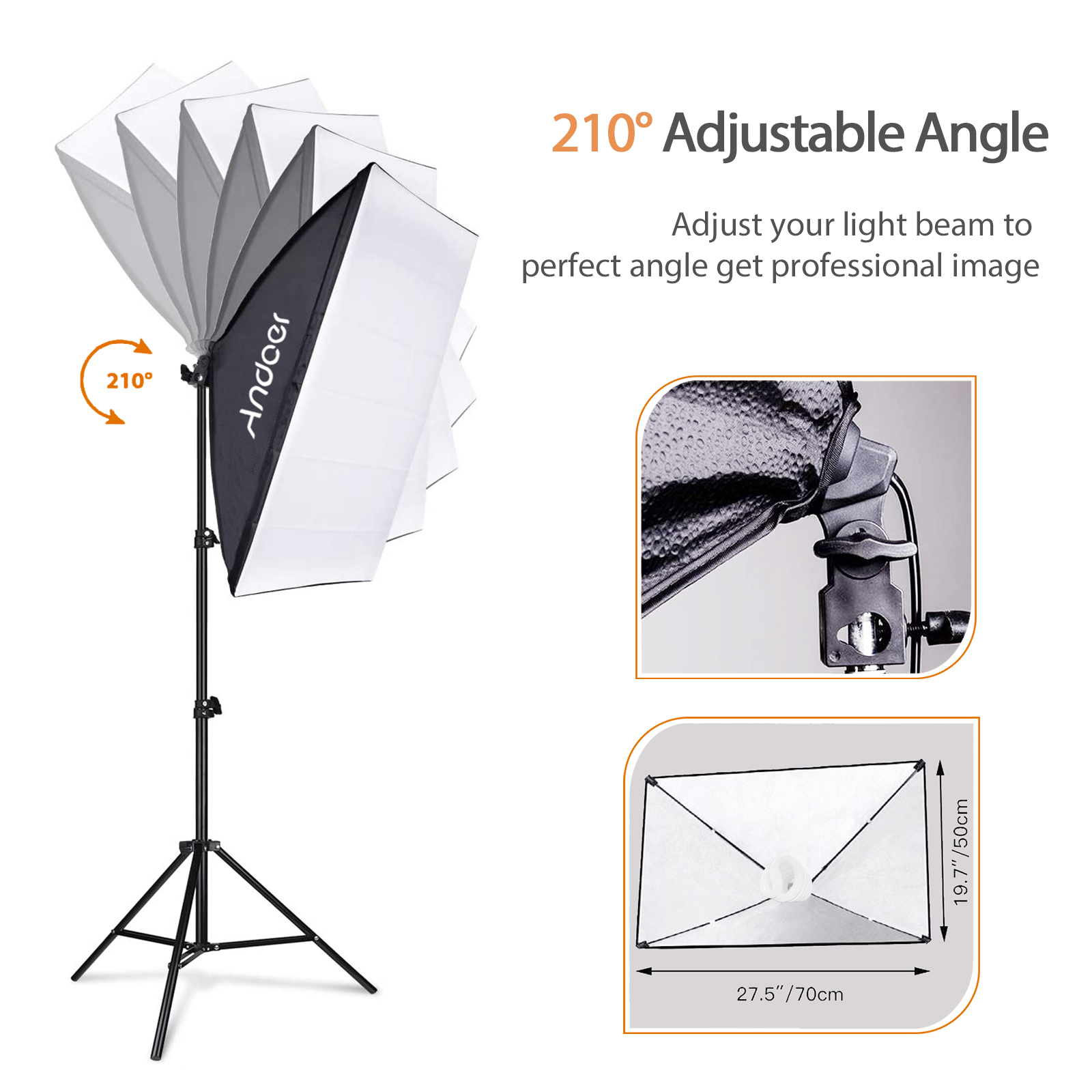 Andoer Studio Fotografie Light - Photography Umbrella Lighting Kit recensie en prijs