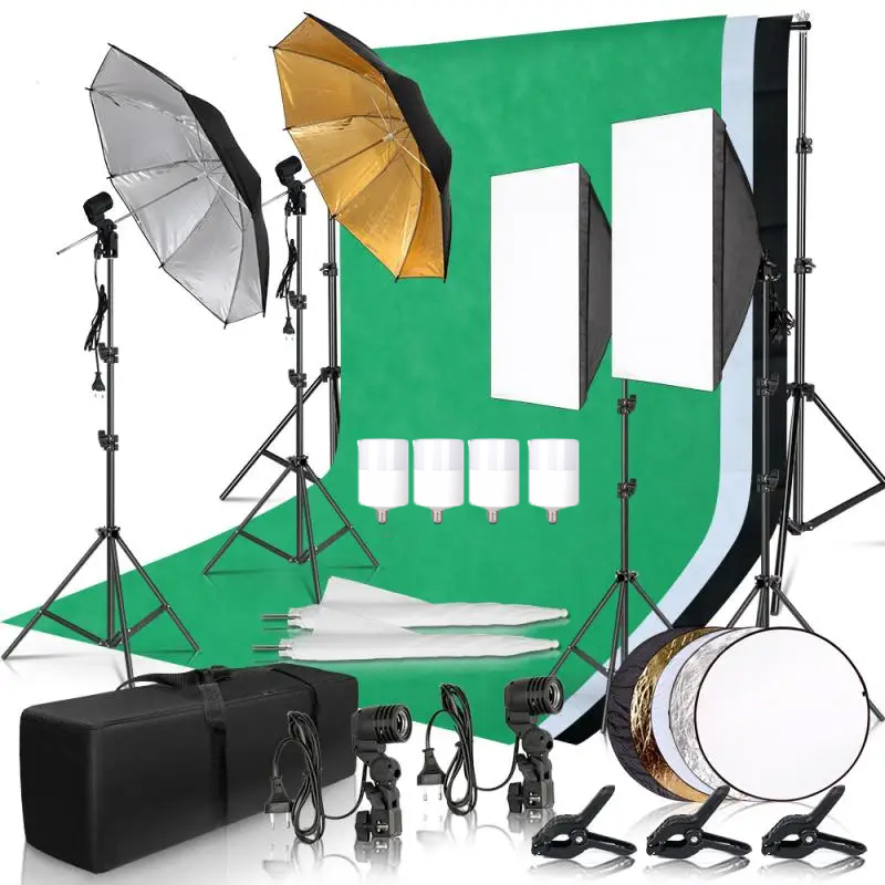 Fotografie Verlichtingsset Par - Photography Umbrella Lighting Kit recensie en prijs