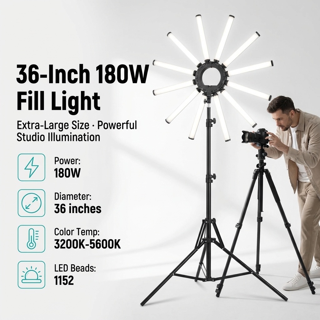 12-armige multi-tube fotografi - Photography Led Lighting Kit recensie en prijs