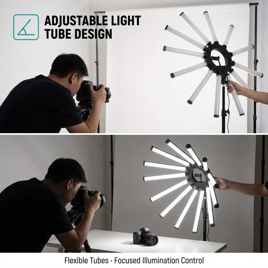 12-armige multi-tube fotografi - Photography Led Lighting Kit recensie en prijs