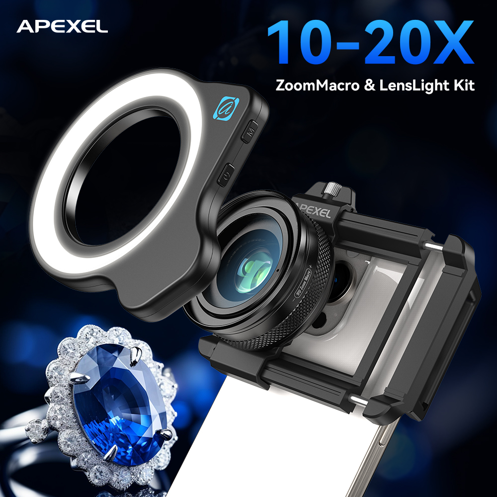 APEXEL 10-20X Verstelbare Zoom - Photography Lighting For Jewelry recensie en prijs