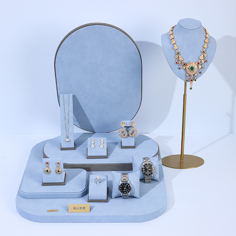 Lichtblauwe microvezel sierade - Photography Lighting For Jewelry recensie en prijs