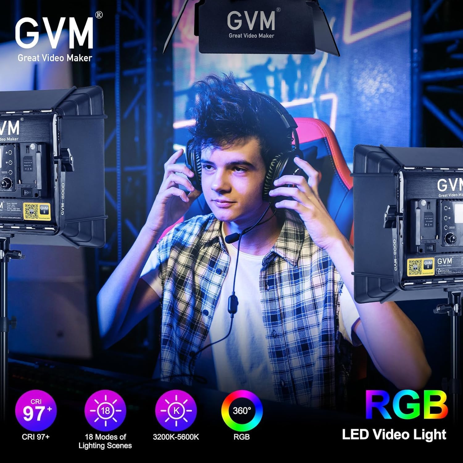 RGB LED Videoverlichtingsset,  - Photography Led Lighting Kit recensie en prijs