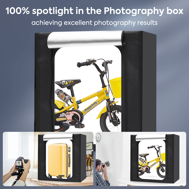 Fotostudio Fotobox Kit,120X100 - Photography Led Lighting Kit recensie en prijs