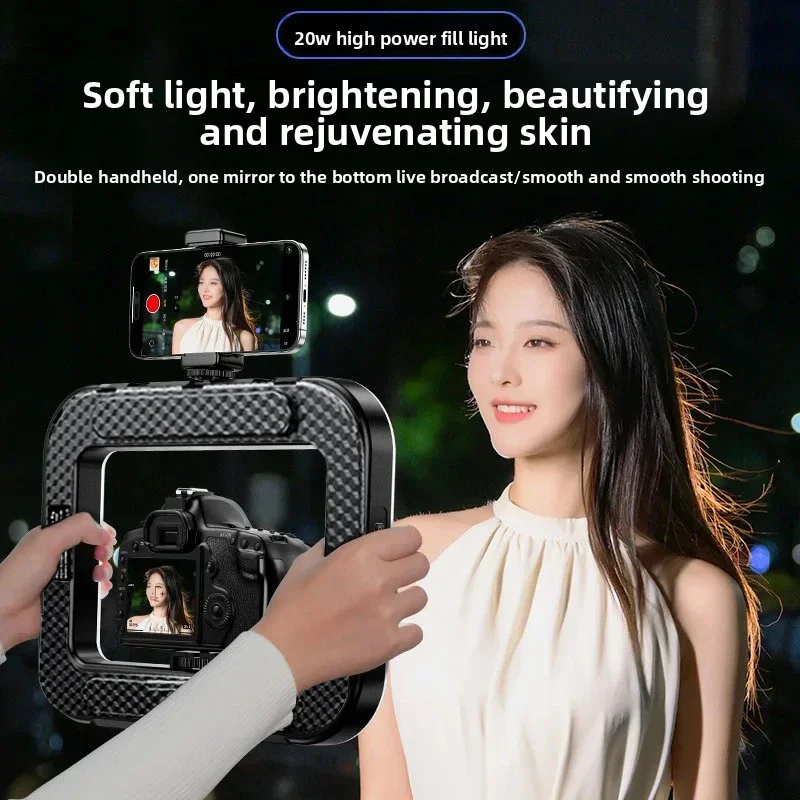 Draagbare handzame ring-LED-la - Photography Lighting Game recensie en prijs