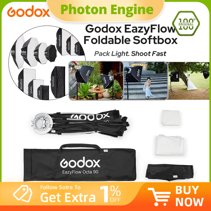 Godox EazyFlow serie opvouwbar - Photography Lighting Setup recensie en prijs