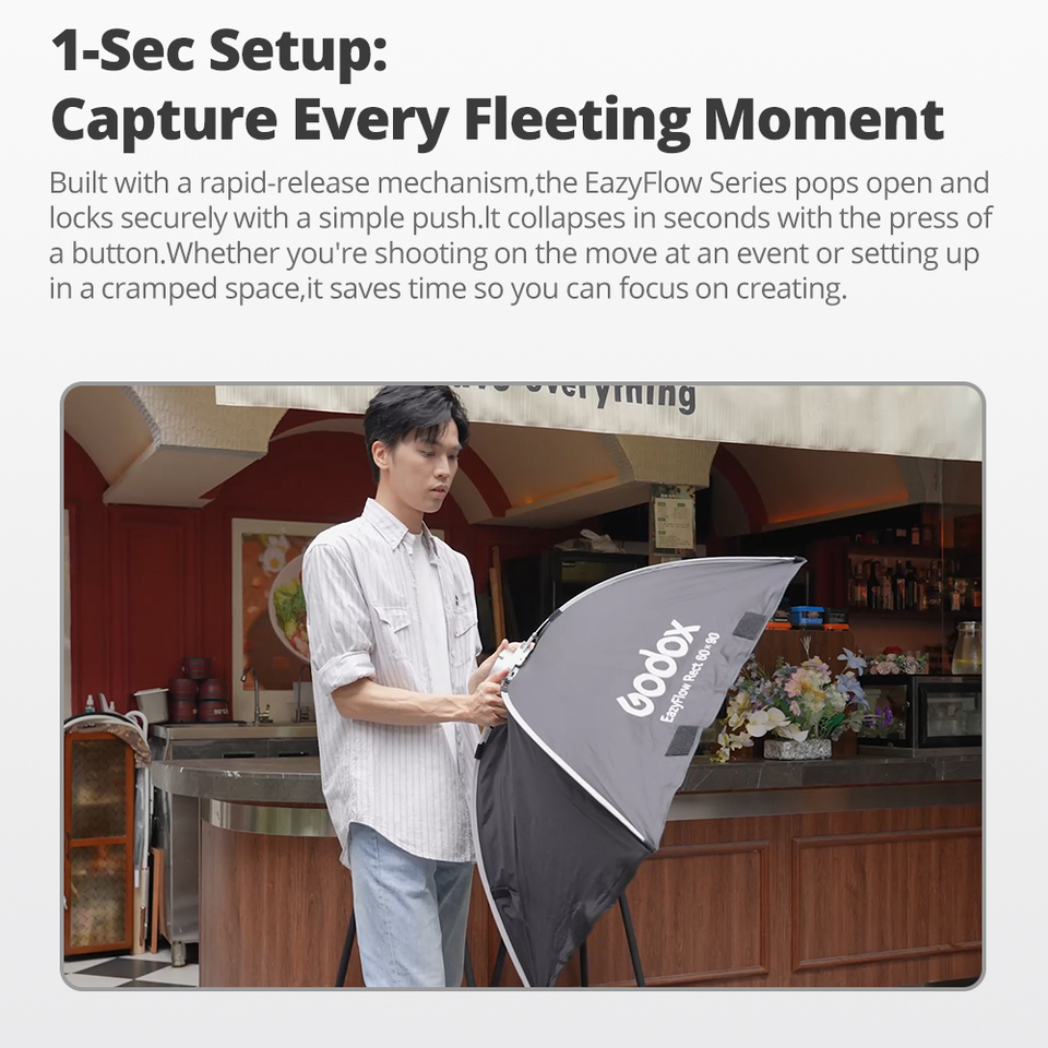 Godox EazyFlow serie opvouwbar - Photography Lighting Setup recensie en prijs