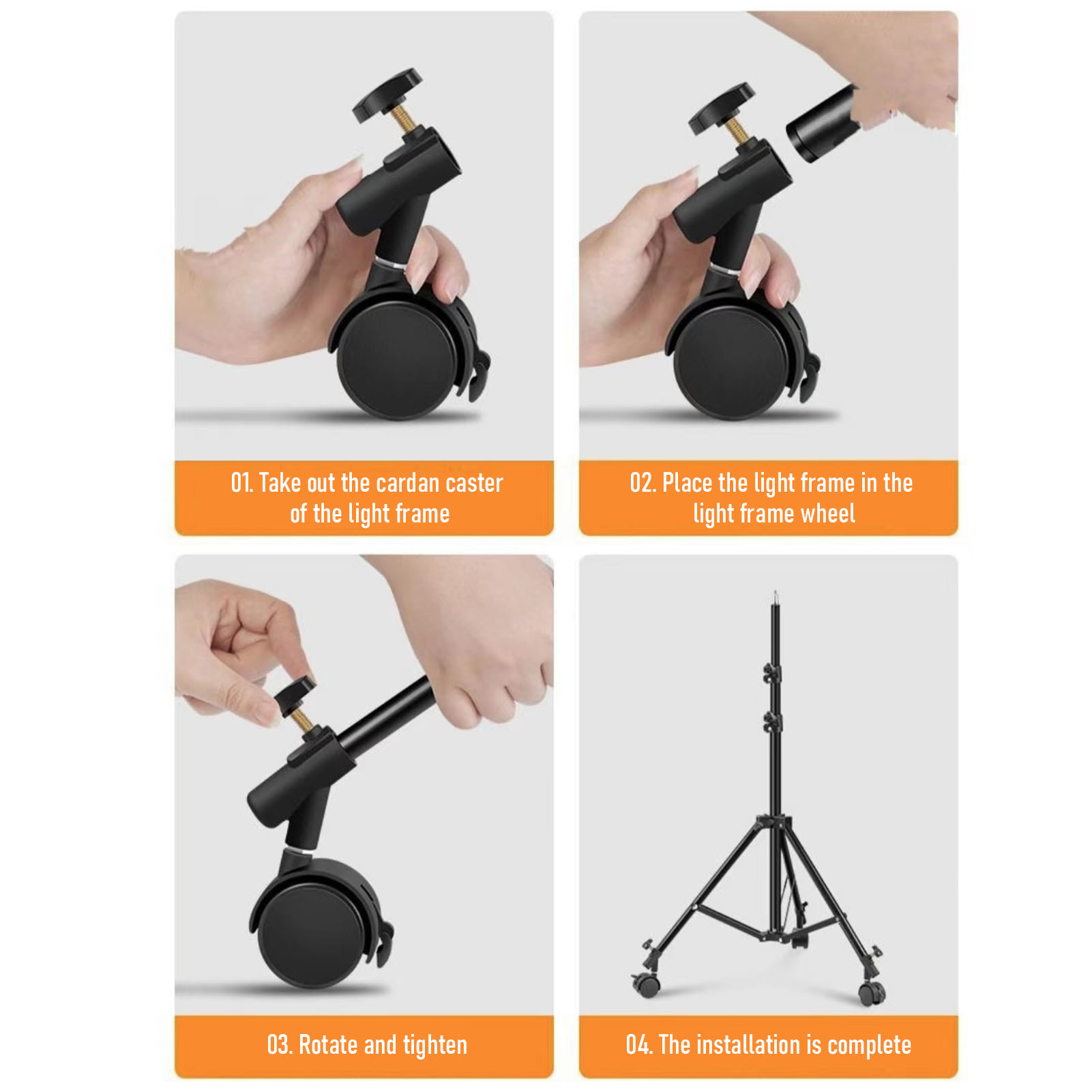 3 stks/set flexibele zwenkwiel - Photography Lighting Setup recensie en prijs