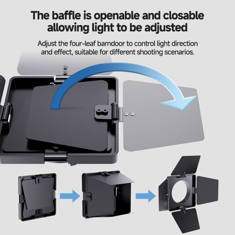 4-bladig mes mobiel raster fli - Photography Lighting Grid recensie en prijs