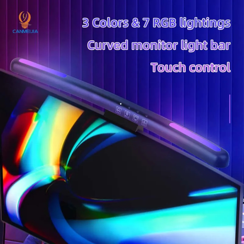 Gebogen Led Monitor Lichtbalk  - Photography Lighting Game recensie en prijs